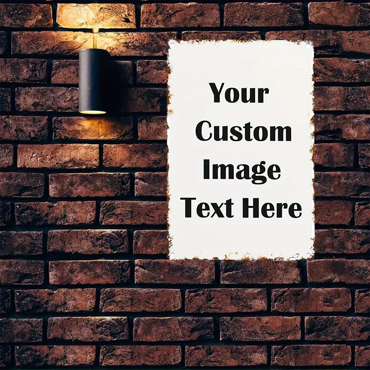 Home Bar Signs - ป้ายโลหะสั่งทำพร้อมรูปภาพและข้อความ - ป้ายโลหะวินเทจทนทานสำหรับตกแต่งผนัง, ป้ายอะลูมิเนียมแบบแบน 2 มิติ