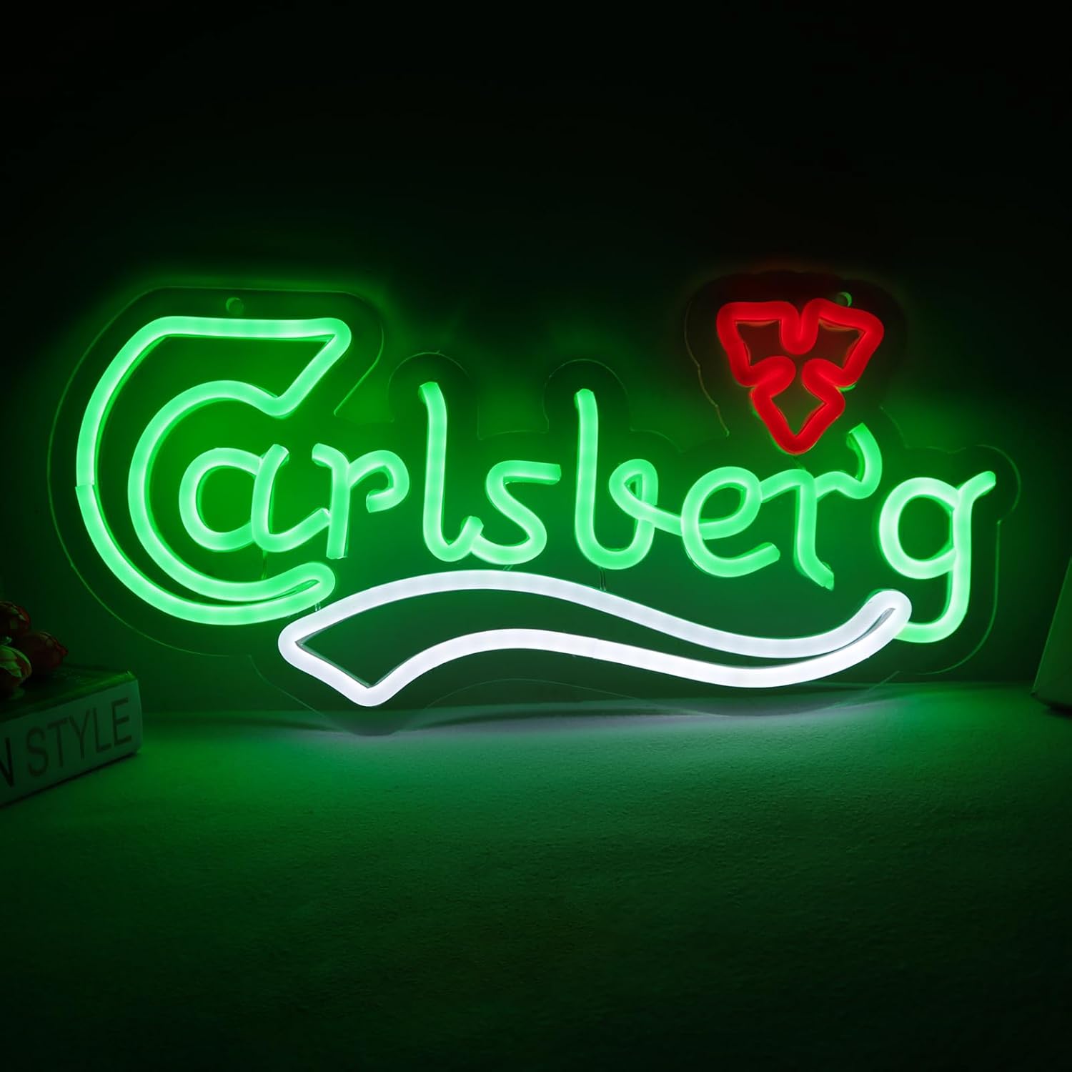 Home Bar And Kitchen - ป้ายไฟนีออนรูปเบียร์ ไฟ LED แบบ USB สำหรับตกแต่งร้านอาหาร