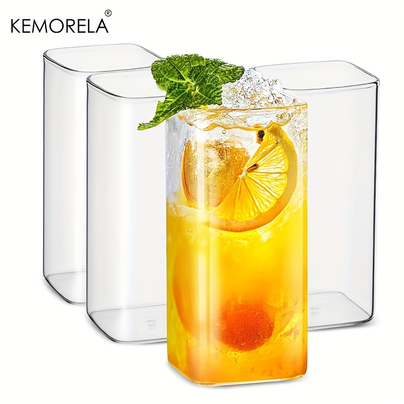 Highball Glass Set - 4PCS แว่นตาดื่มถ้วย 443/560ML บาง Highball แว่นตาล้างสูงถ้วยแก้วสําหรับน้ําเบียร์เครื่องดื่มและค็อกเทล