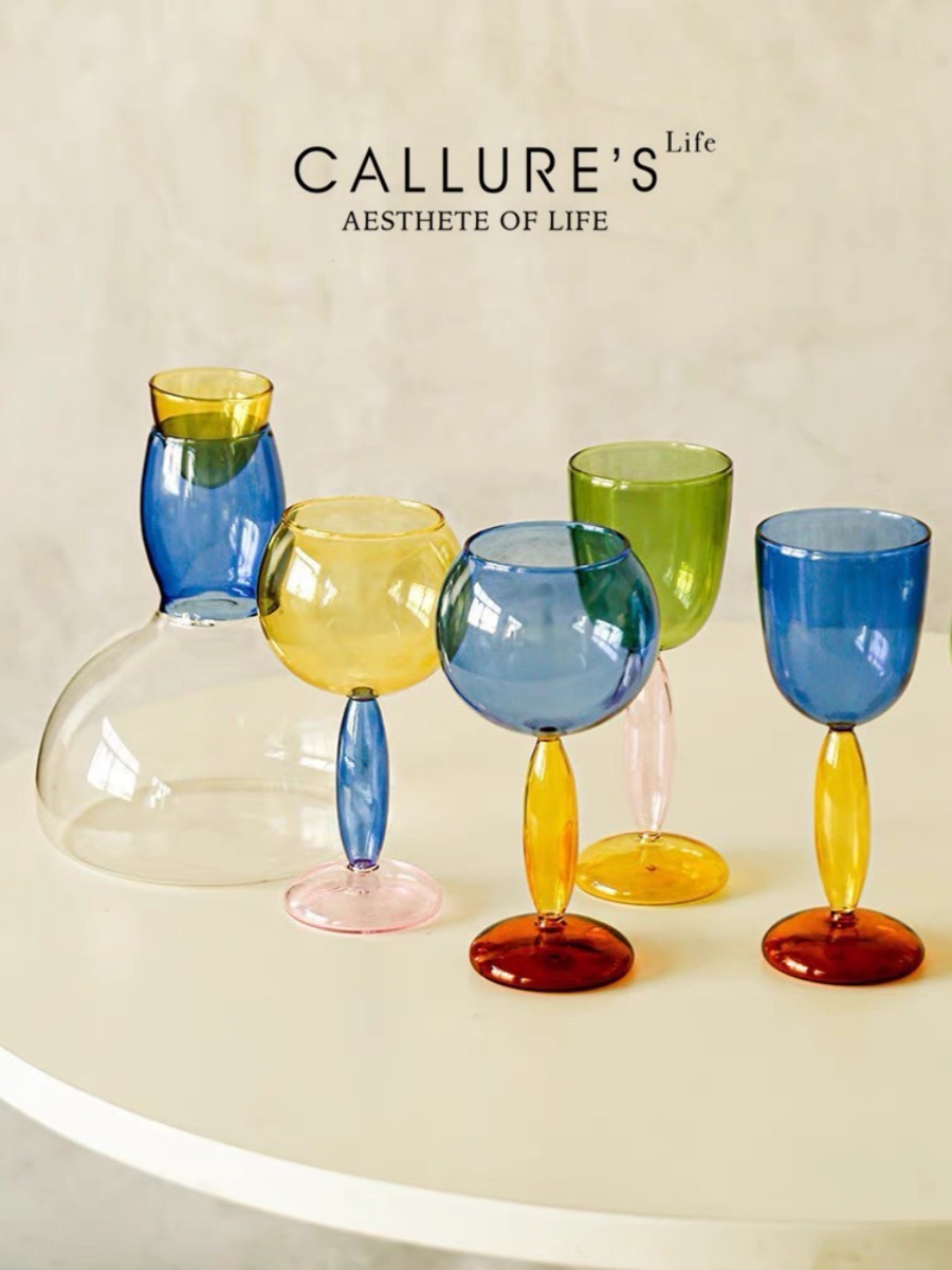แก้วไวน์ทรงสูง Callure สีแดงแล - Highball Glass Set บทวิจารณ์และราคา