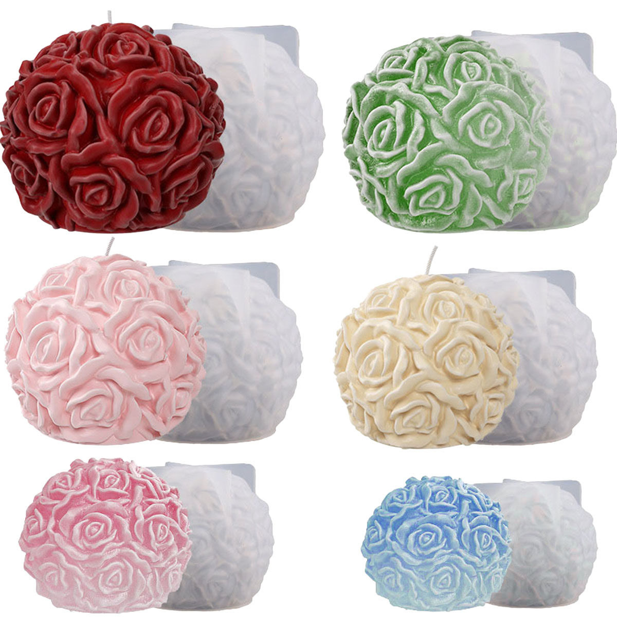 ชุดแม่พิมพ์เทียนรูปดอกไม้หลายข - Ice Mold Sphere บทวิจารณ์และราคา