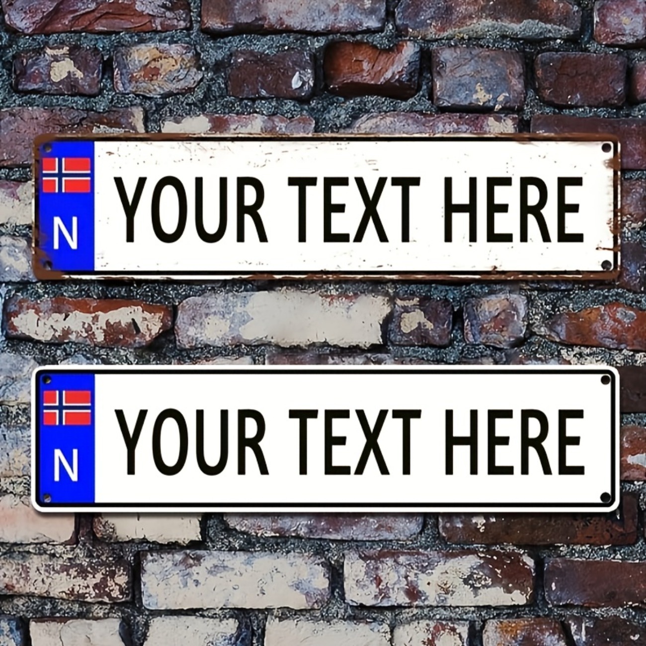 ป้ายโลหะวินเทจสไตล์นอร์เวย์แบบ - Home Bar Signs บทวิจารณ์และราคา