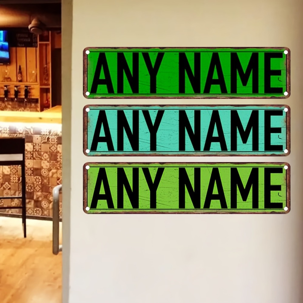 ป้ายถนนอะลูมิเนียมแบบแบน 2 มิต - Home Bar And Kitchen บทวิจารณ์และราคา