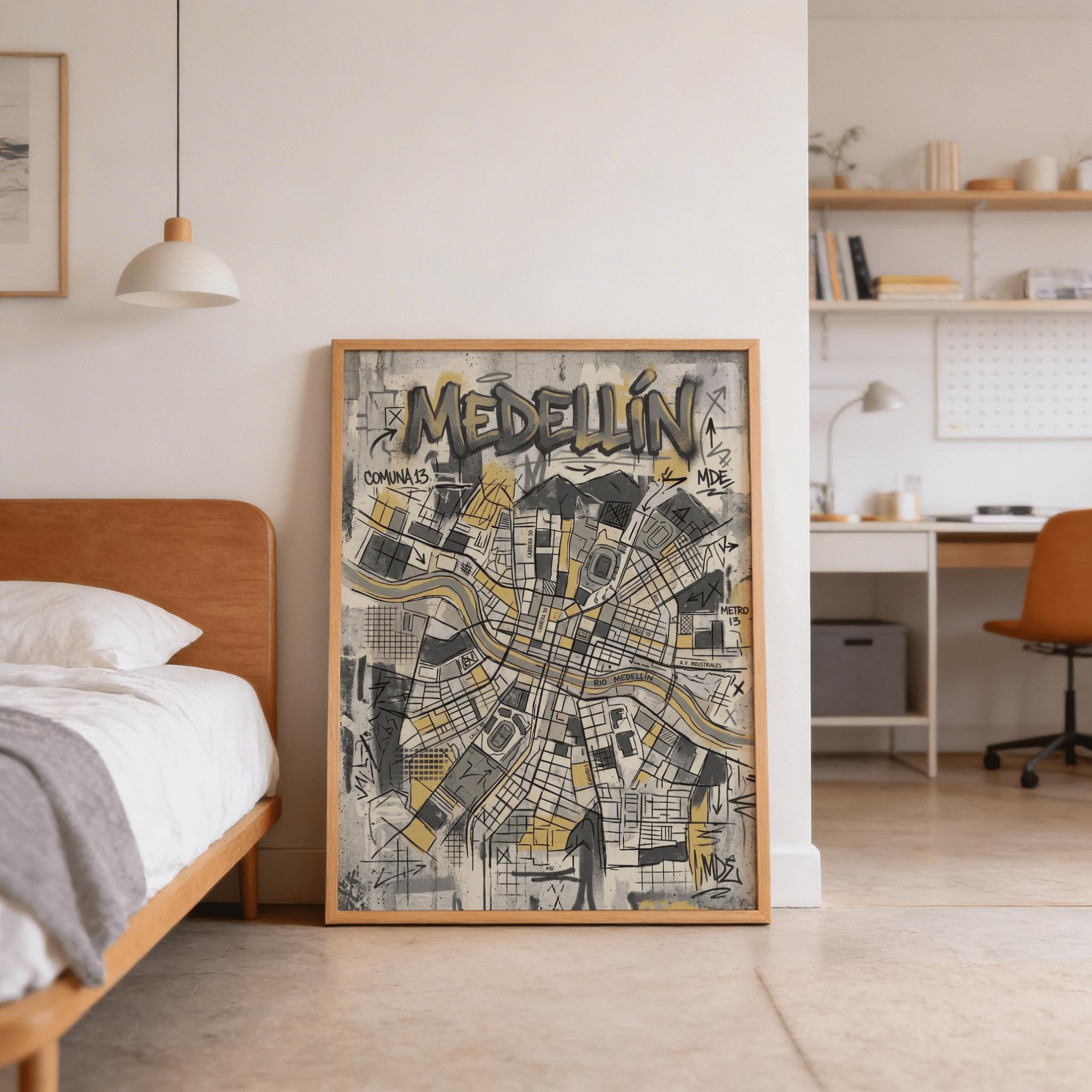 ภาพวาดกราฟฟิตี้สไตล์วาดมือบนถน - Home Barcelona บทวิจารณ์และราคา