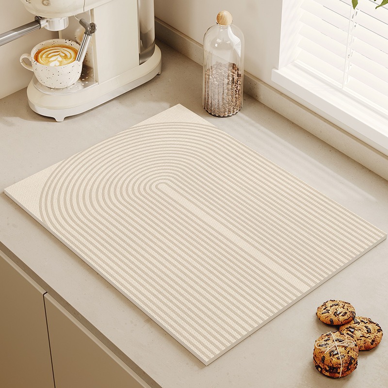 แผ่นรองซับน้ำไดอะตอมไมท์สีขาว  - Bar Mat Rubber บทวิจารณ์และราคา