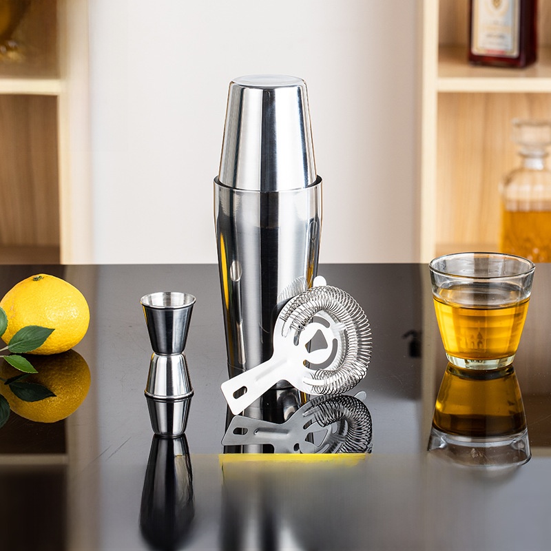 ชุดเครื่องมือบาร์สเตนเลสสตีล ช - Boston Shaker Set บทวิจารณ์และราคา