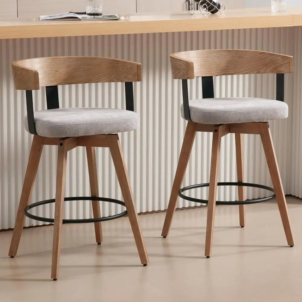ชุดเก้าอี้บาร์สูงแบบมีพนักพิงไ - Home Bar Stools บทวิจารณ์และราคา