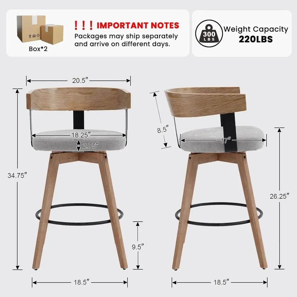 ชุดเก้าอี้บาร์สูงแบบมีพนักพิงไ - Home Bar Stools บทวิจารณ์และราคา