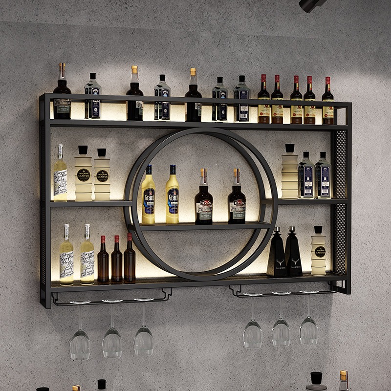ชั้นวางไวน์ติดผนัง ตู้เก็บไวน์ - Home Bar And Cabinet บทวิจารณ์และราคา