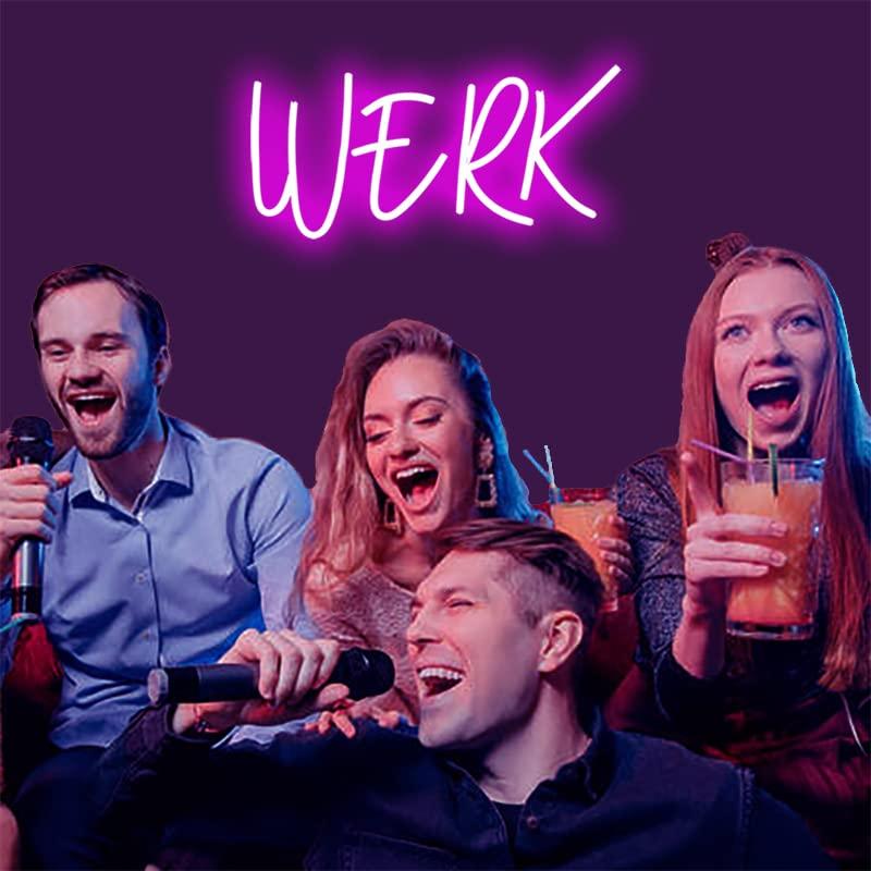 ป้ายไฟนีออน Werk ป้ายไฟ LED สำ - Home Bar Word บทวิจารณ์และราคา
