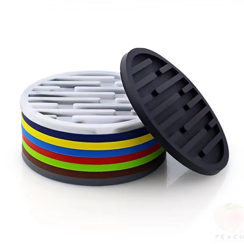 10 ซม.ซิลิโคน Coasters รอบยางท - Bar Mat Rubber บทวิจารณ์และราคา