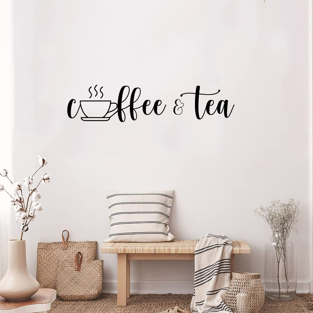 แก้วกาแฟและชาบาร์สติ๊กเกอร์ติด - Home Bar And Kitchen บทวิจารณ์และราคา