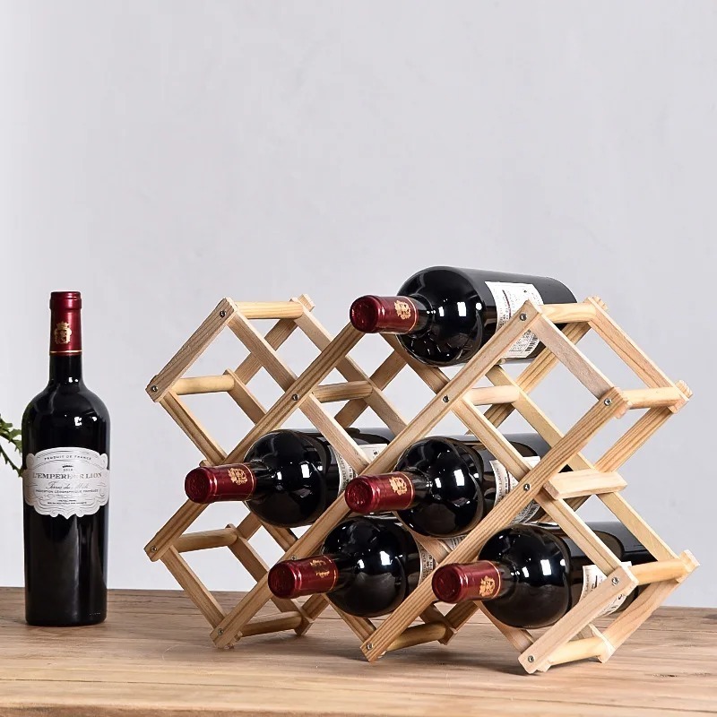 STACKABLE ชั้นวางไวน์ 3, 5, 6, - Home Bar Shelf บทวิจารณ์และราคา