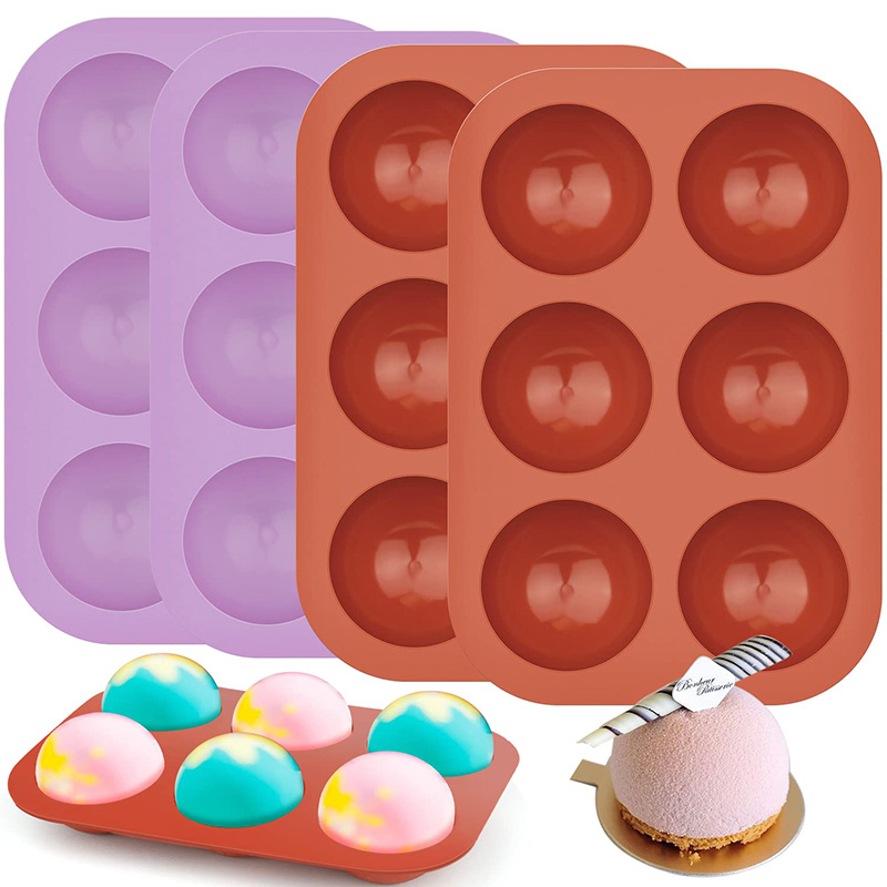 6 ฟันผุครึ่งวงกลมแม่พิมพ์ซิลิโ - Ice Mold Sphere บทวิจารณ์และราคา