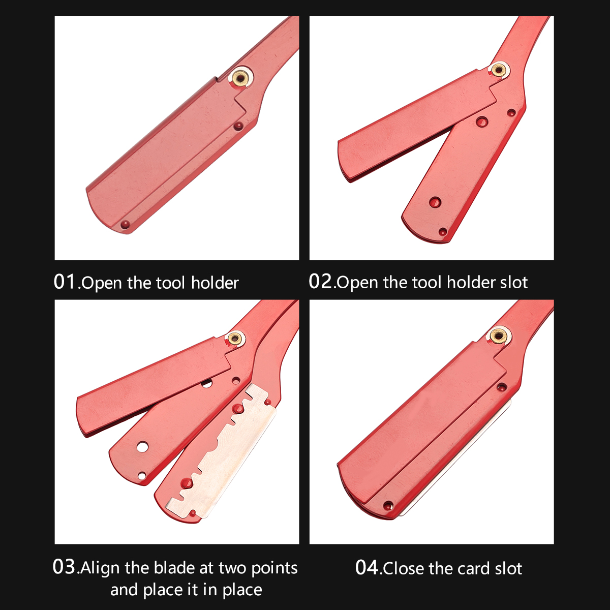 มีดโกนสำหรับร้านตัดผมชายทำจากส - Home Barbershop บทวิจารณ์และราคา
